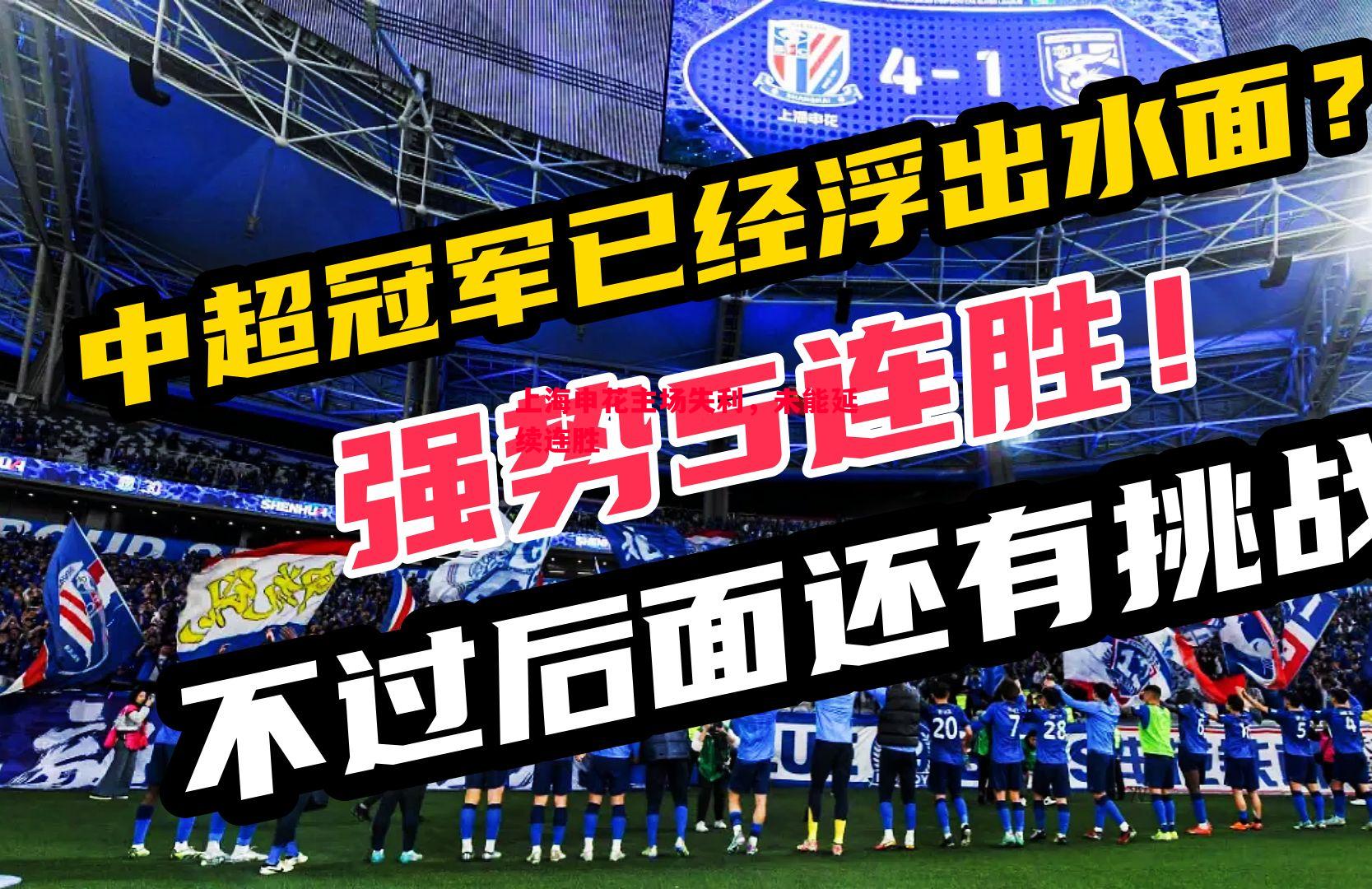 上海申花主场失利,未能延续连胜 上海申花主场失利,未能延续连胜